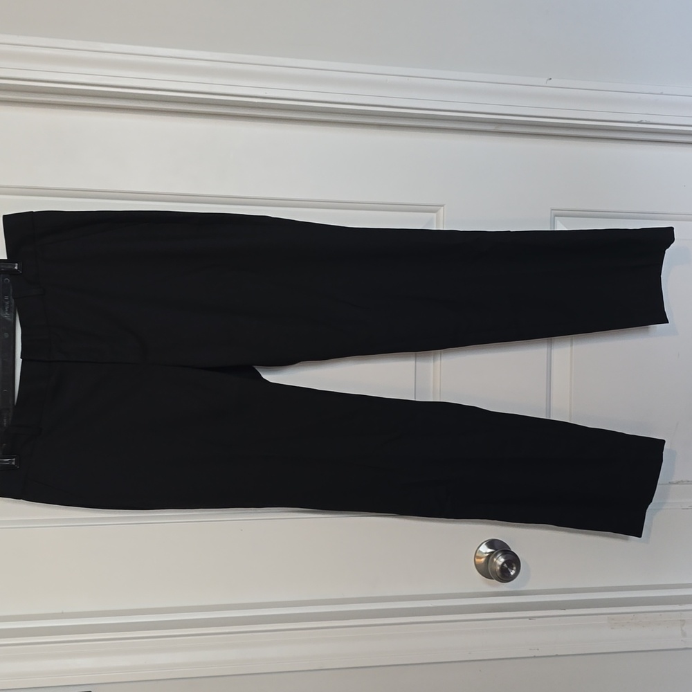 Straight Black Dress Pants